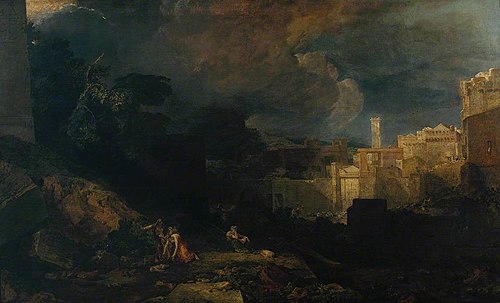 The Tenth Plague of Egypt, 1802, J. M. W. Turner