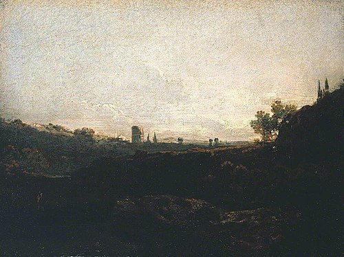 View of a Town, 1798, Joseph Mallord William Turner