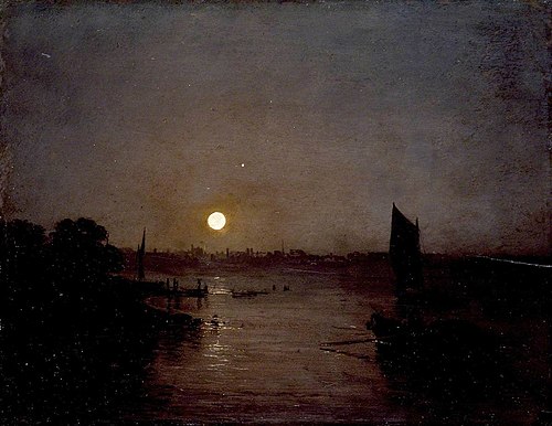 Moonlight, a Study at Millbank, 1797, Joseph Mallord William Turner