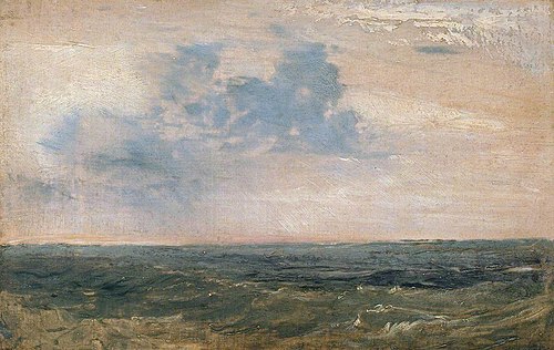 Study of Sea and Sky, Isle of Wight, 1827, Joseph Mallord William Turner