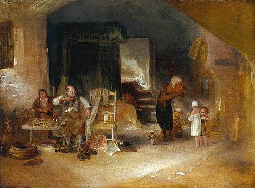 The Cobbler’s Home, 1825, Joseph Mallord William Turner