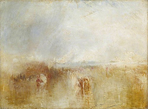 The Arrival of Louis-Philippe at the Royal Clarence Yard, Gosport, 8 October 1844, 1844, Joseph Mallord William Turner
