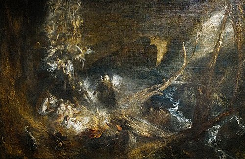 Vision de l'échelle de Jacob, 1830, Joseph Mallord William Turner