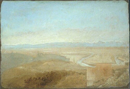 Hill Town on the Edge of the Campagna, 1828, Joseph Mallord William Turner