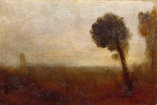 Landscape with a Tree on the Right, 1828, Joseph Mallord William Turner