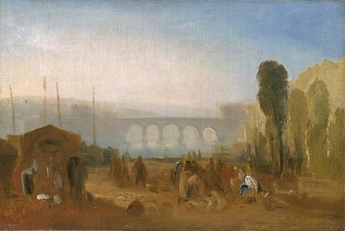 Dieppe: The Port from the Quai Henri IV, 1827, Joseph Mallord William Turner