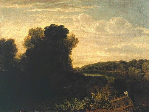 The Thames at Weybridge, 1805, J. M. W. Turner