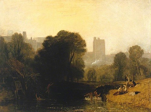 Near the Thames’ Lock, Windsor, 1809, J. M. W. Turner