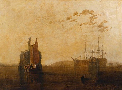 Hulks on the Tamar, 1812, J. M. W. Turner