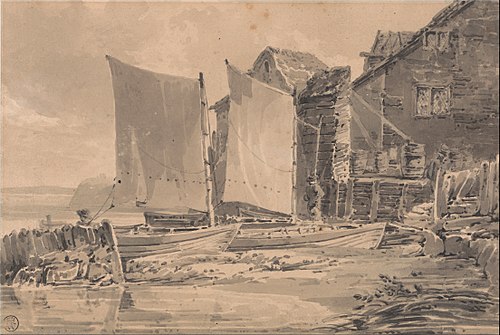 Fisherman's Cottage, Dover, 1790, J. M. W. Turner