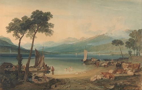 Lake Geneva and Mount Blanc, 1802, J. M. W. Turner