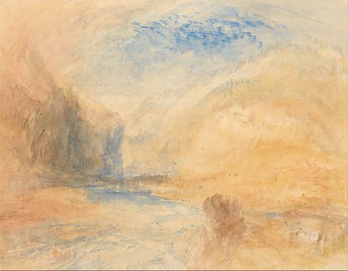 Mountain Landscape with Lake, 1842, J. M. W. Turner