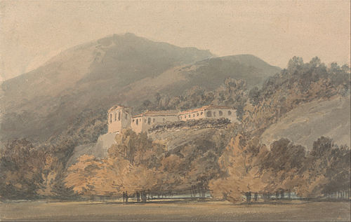 Santa Lucia, A Convent near Caserta, 1795, J. M. W. Turner
