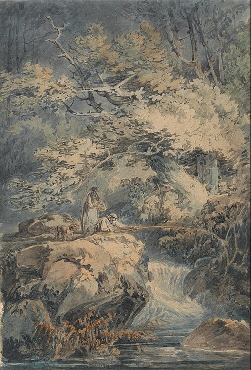 The Angler, 1794, J. M. W. Turner