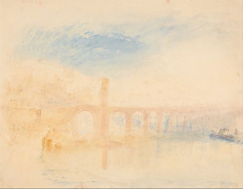 The Moselle Bridge, Coblenz, 1842, J. M. W. Turner