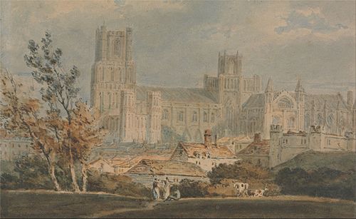 View of Ely Cathedral, 1796, J. M. W. Turner