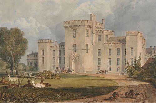 View of Hampton Court, Hertefordshire, from the Northwest, 1806, J. M. W. Turner