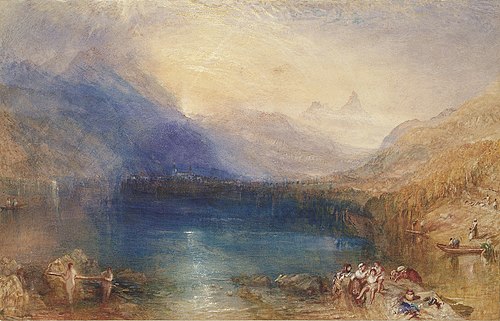 The Lake of Zug, 1843, J. M. W. Turner