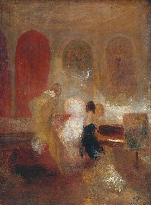 Music Party East Cowes Castle, 1835, J. M. W. Turner