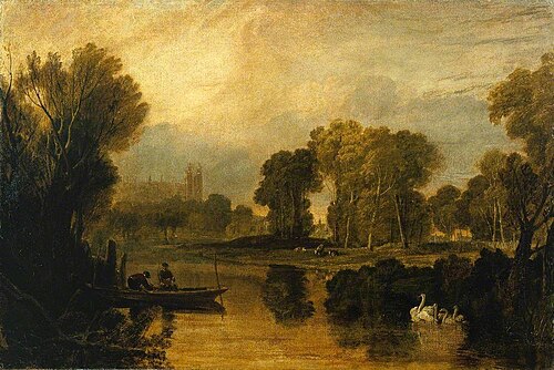 The Thames at Eton, 1805, Joseph Mallord William Turner