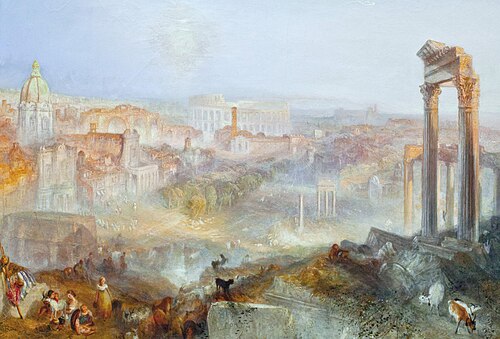 Rome Moderne – Campo Vaccino, 1839, Joseph Mallord William Turner