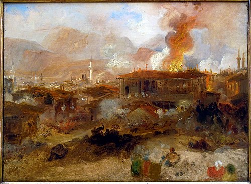 Incendie à Constantinople, 1834, J. M. W. Turner