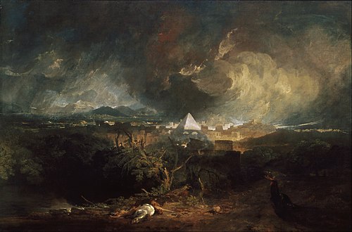 The Fifth Plague of Egypt, 1800, J. M. W. Turner