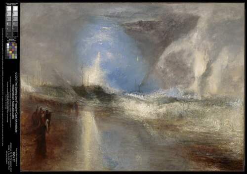Rockets and Blue Lights (Close at Hand) to Warn Steamboats of Shoal, 1840, J. M. W. Turner