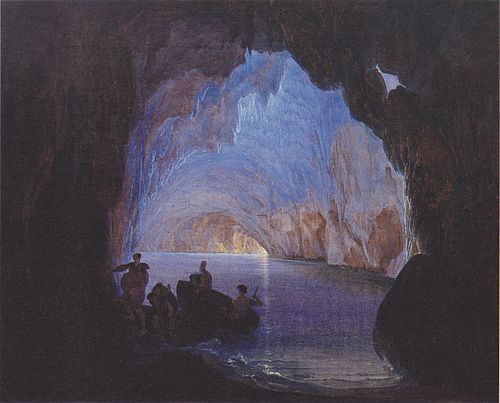 The Blue grotto at Capri, 1945, Heinrich Jakob Fried
