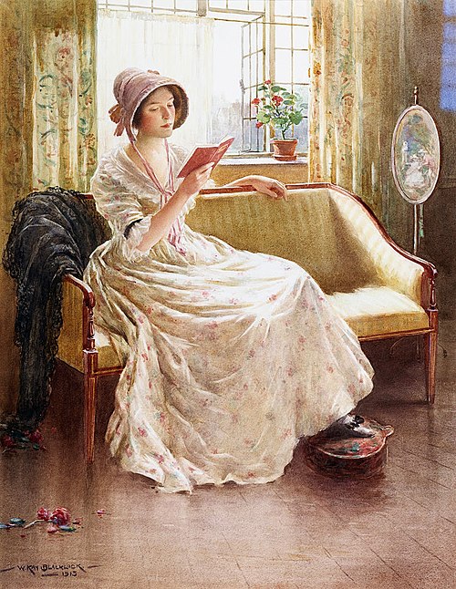 A Quiet Read, 1900, William Kay Blacklock