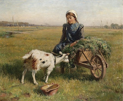 Une idylle hollandaise, 1914, William Kay Blacklock