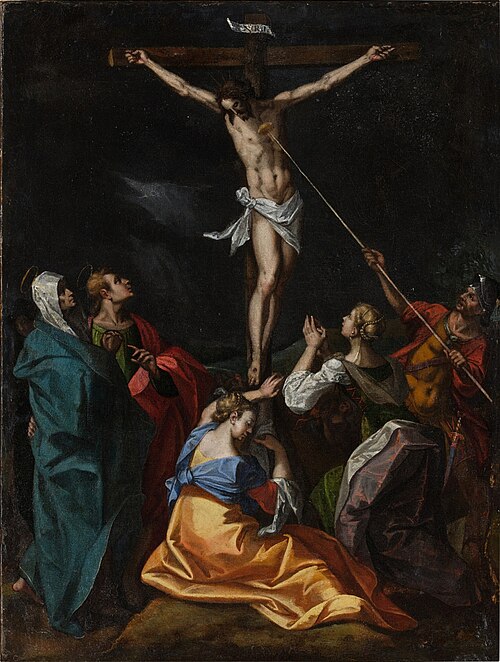 Crucifixion, 1622, Jeremias van Winghe