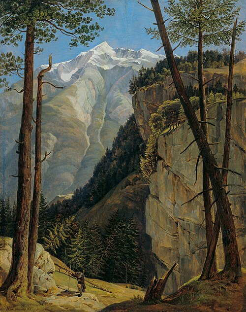 Der Watzmann vom Wimbachtal aus, 1818, Heinrich Reinhold