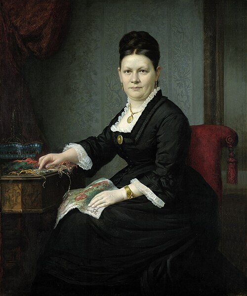 Portrait de femme, 1905, Heinrich Sperling