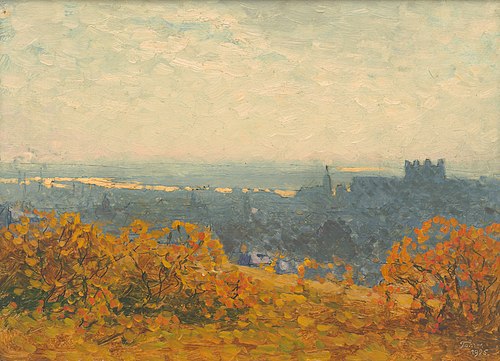 View of Bratislava, 1925, Heinrich Tomec