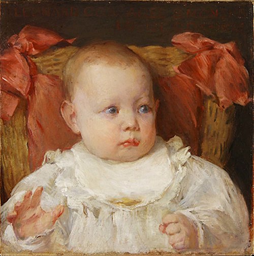 Portrait of Leonard Cox, 1895, Louise Cox