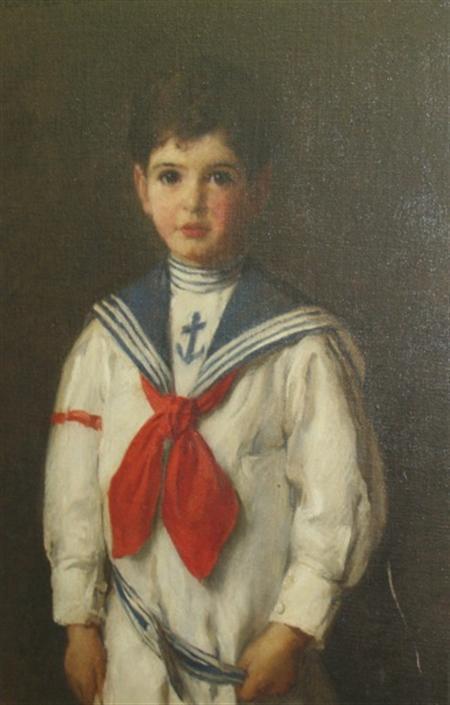 Young Boy in a Sailor's Costume, 1912, Louise Cox