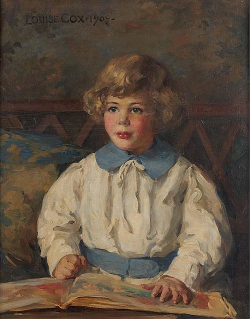Portrait of a Young Girl, 1909, Louise Cox