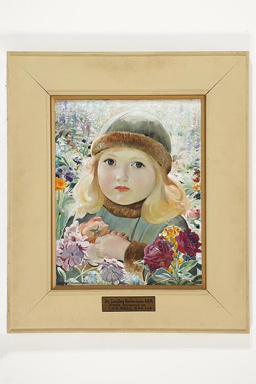 Portrait of the Artist's Daughter, , Harry Linley Richardson