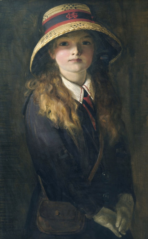 A Schoolgirl, 1921, Harry Linley Richardson