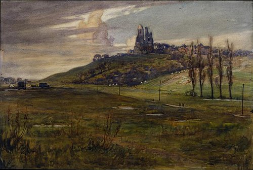 Mont St. Eloy, 1918, Cyril Henry Barraud