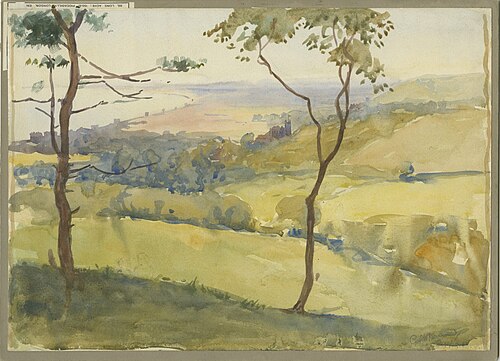 NEAR DIBGATE, 1916, Cyril Henry Barraud