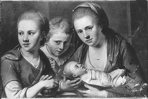 Familienbildnis, 1761, Johann Wilhelm Hoffnas