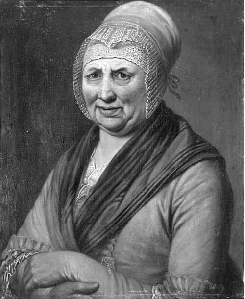 Bildnis einer alten Frau, 1792, Johann Wilhelm Hoffnas
