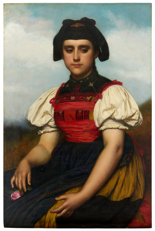 Jeune Fille du Hotzenwald, 1852, Joseph van Lerius