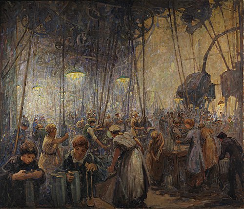 Women Making Shells, 1918, Henrietta Mabel May