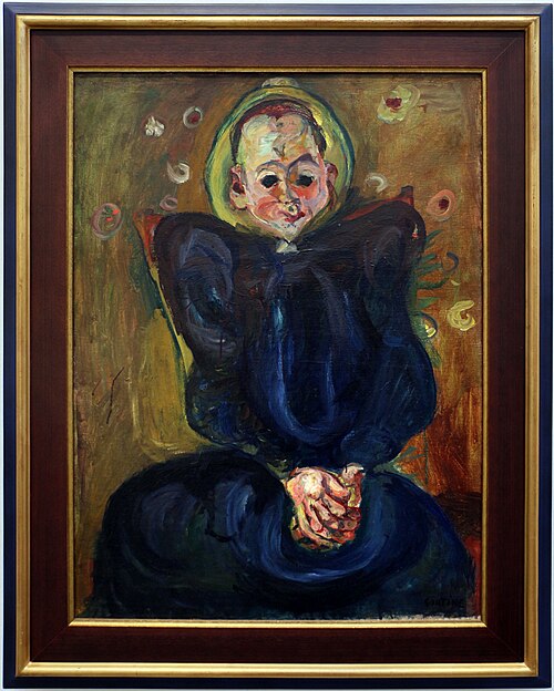 Femme à la robe bleue, 1924, Chaïm Soutine
