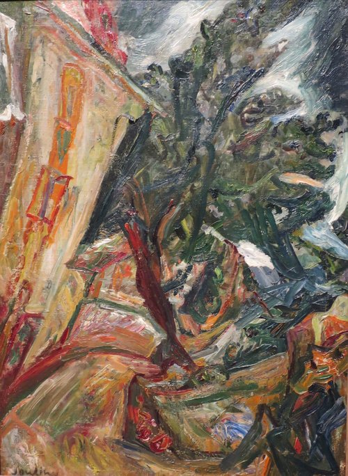 Landscape with Figures─Céret, 1922, Chaïm Soutine