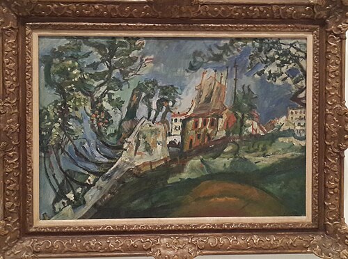 Paysage de Montmartre, 1919, Chaïm Soutine