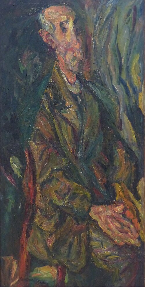 Le vieillard aux mains jointes, 1920, Chaïm Soutine